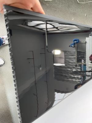 Résistance à l'eau revêtement en PVC isolation acoustique et options décoratives